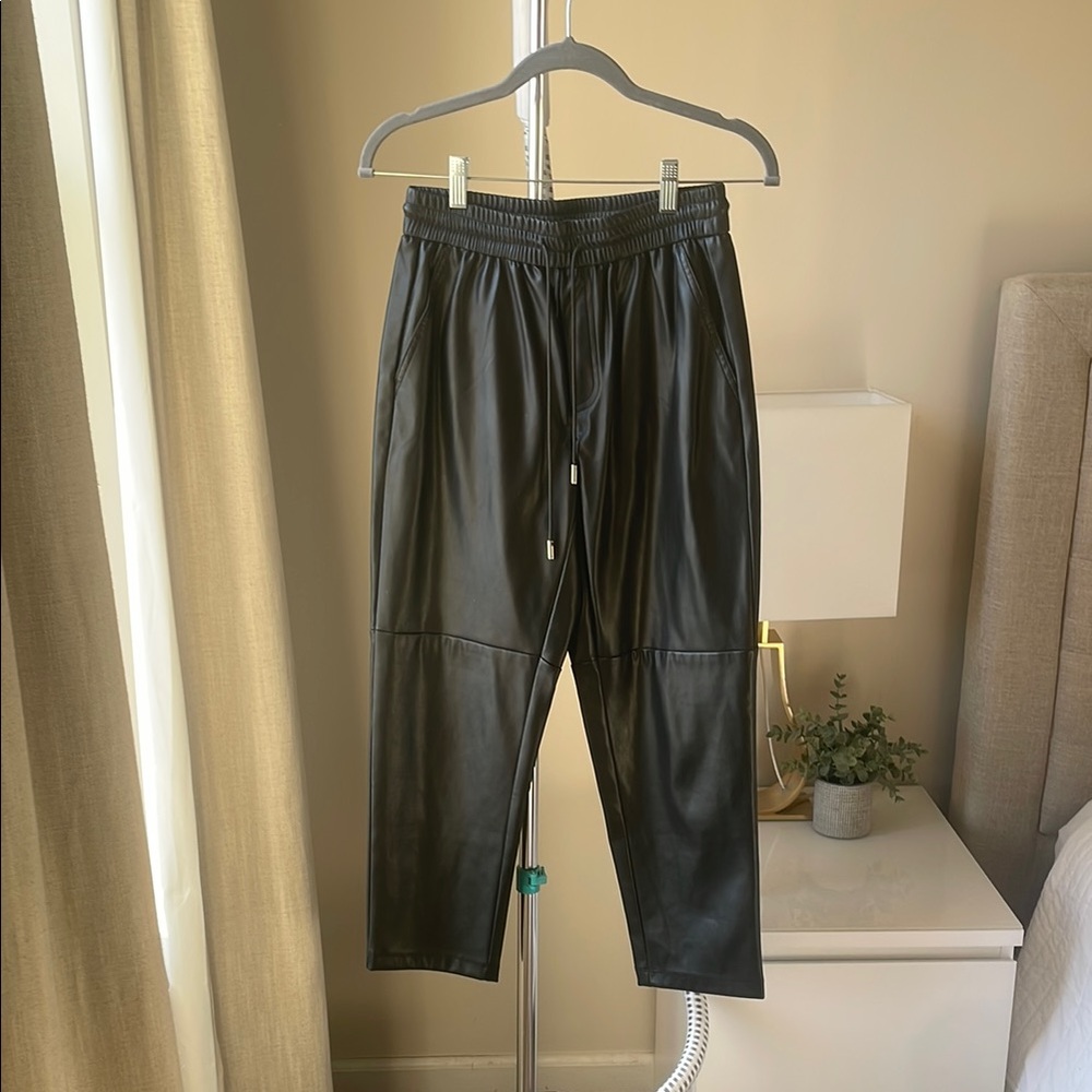 Faux Leather Pants